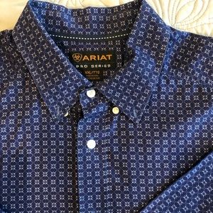 ariat white dress shirt